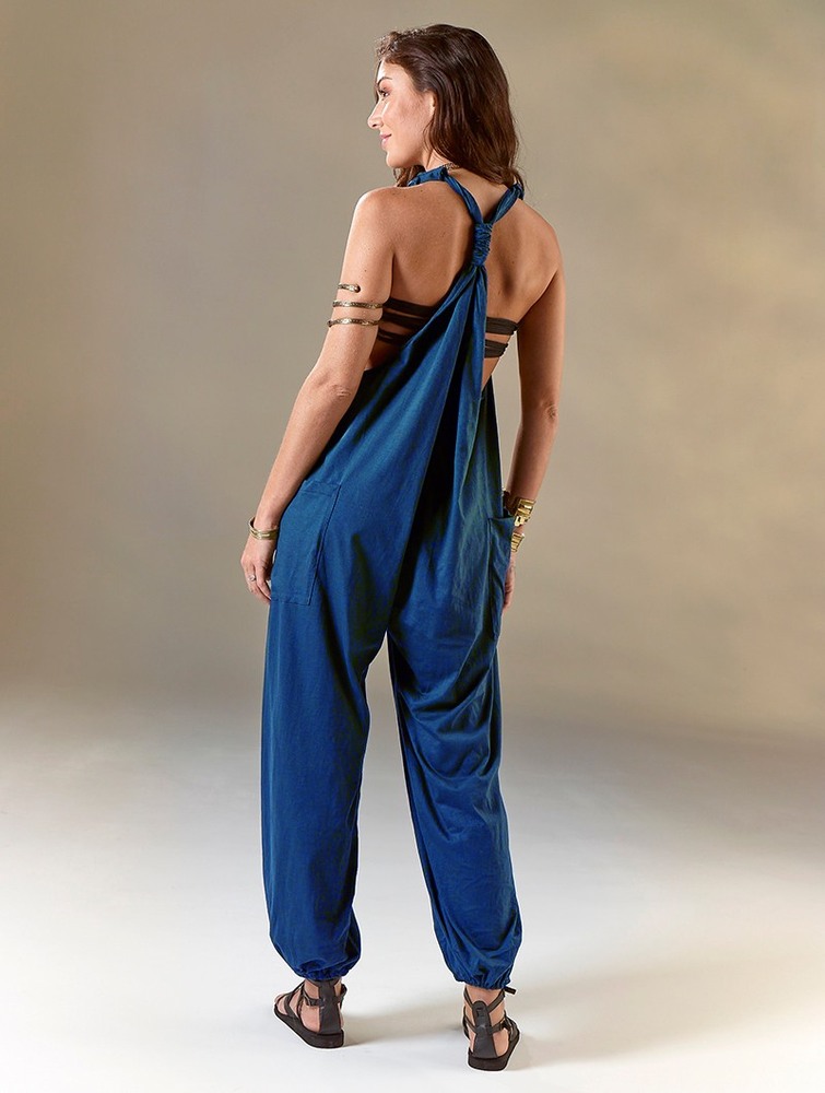 Blue Women Toonzshop Sampatti Harem Pant Overalls Pants | SJCABFD-92