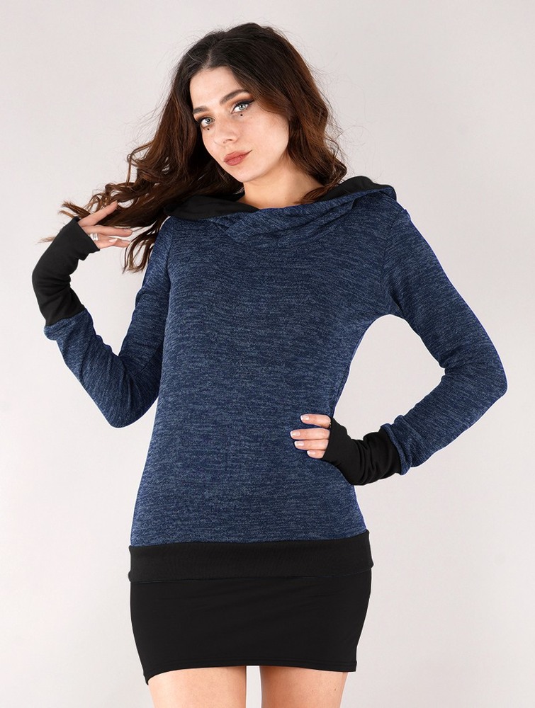 Blue black Women Toonzshop Janjira Pullover Pullover | VEXTZQL-20