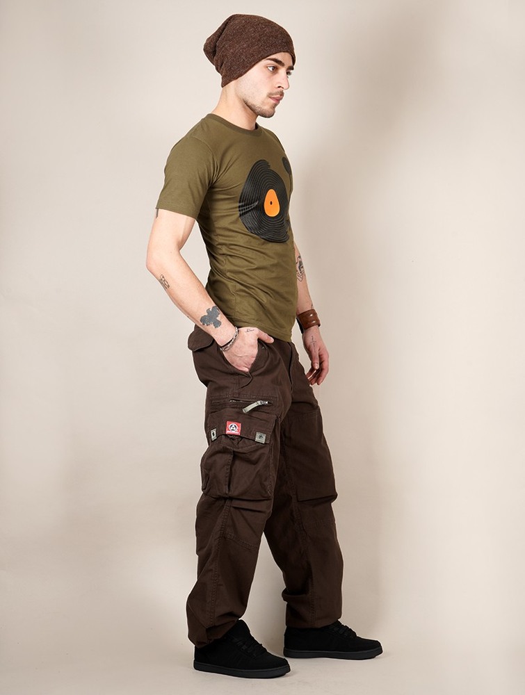 Brown Men Toonzshop Molecule Cargo Pants 45019 Pants | PWDNJYL-06