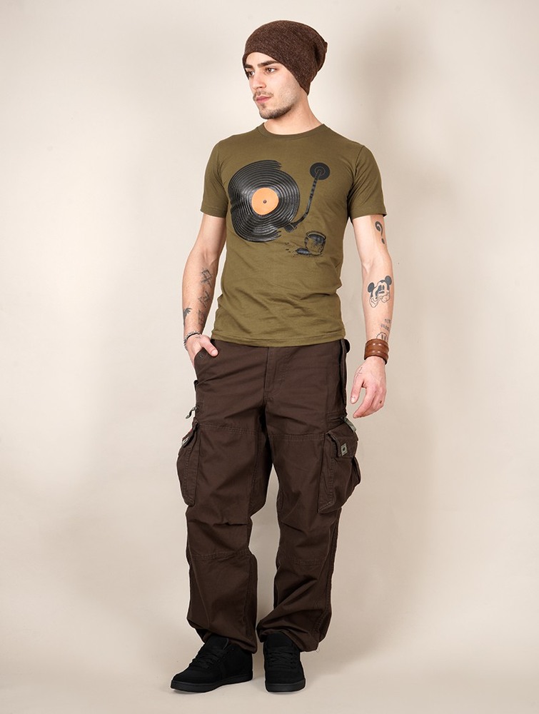 Brown Men Toonzshop Molecule Cargo Pants 45019 Pants | PWDNJYL-06