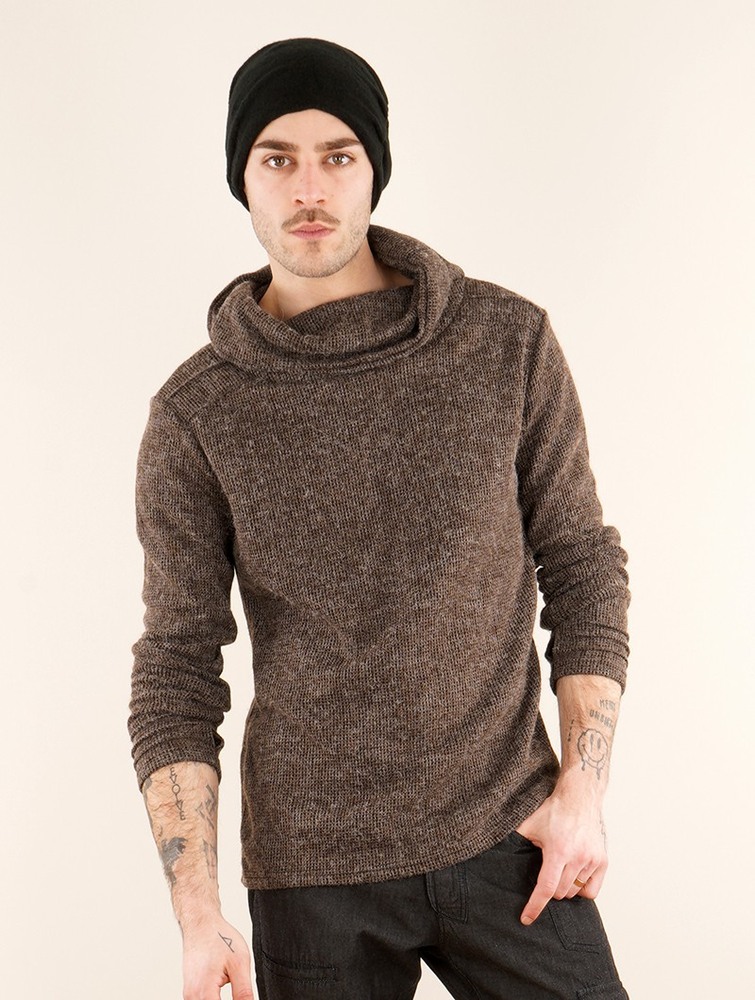 Brown Men Toonzshop Özz Sweater Top Sweater | BNHZXFT-91