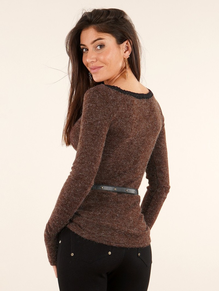 Brown Women Toonzshop Aëlys Pullover Pullover | JYUHKIO-45