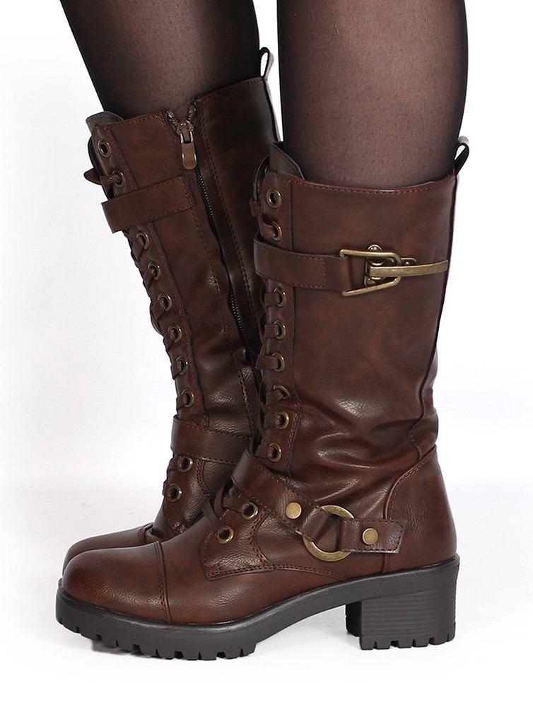 Brown Women Toonzshop Dezba High Boots Boots | BRMQTYH-73