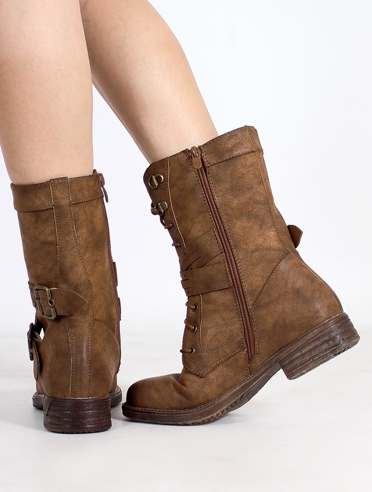 Brown Women Toonzshop Menaka Boots Boots | MPZJKLS-69