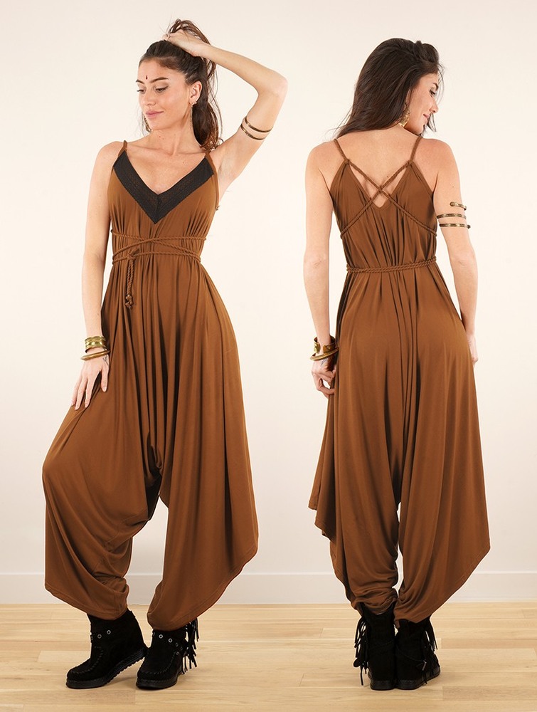 Caramel Women Toonzshop Topäaz Loose And Reversible Strappy Jumpsuit Jumpsuit | YLBMOFG-31