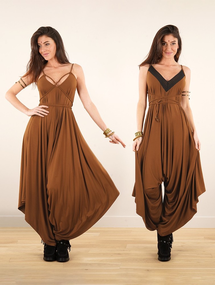 Caramel Women Toonzshop Topäaz Loose And Reversible Strappy Jumpsuit Jumpsuit | YLBMOFG-31