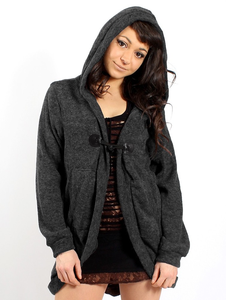 Charcoal Women Toonzshop Thin Shandili Cardigan Cardigan | ZLMHBJX-72