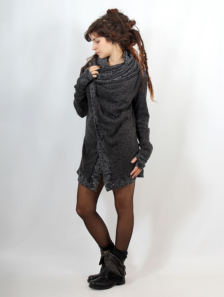 Dark grey Women Toonzshop Namkha Heimaey Cardigan Cardigan | AUSJCZH-18