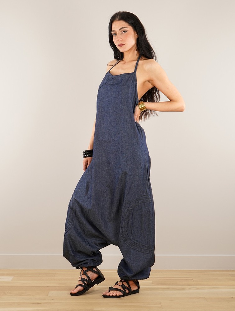 Denim Women Toonzshop Ayush Harem Pant Overalls Pants | KZXHYNR-15