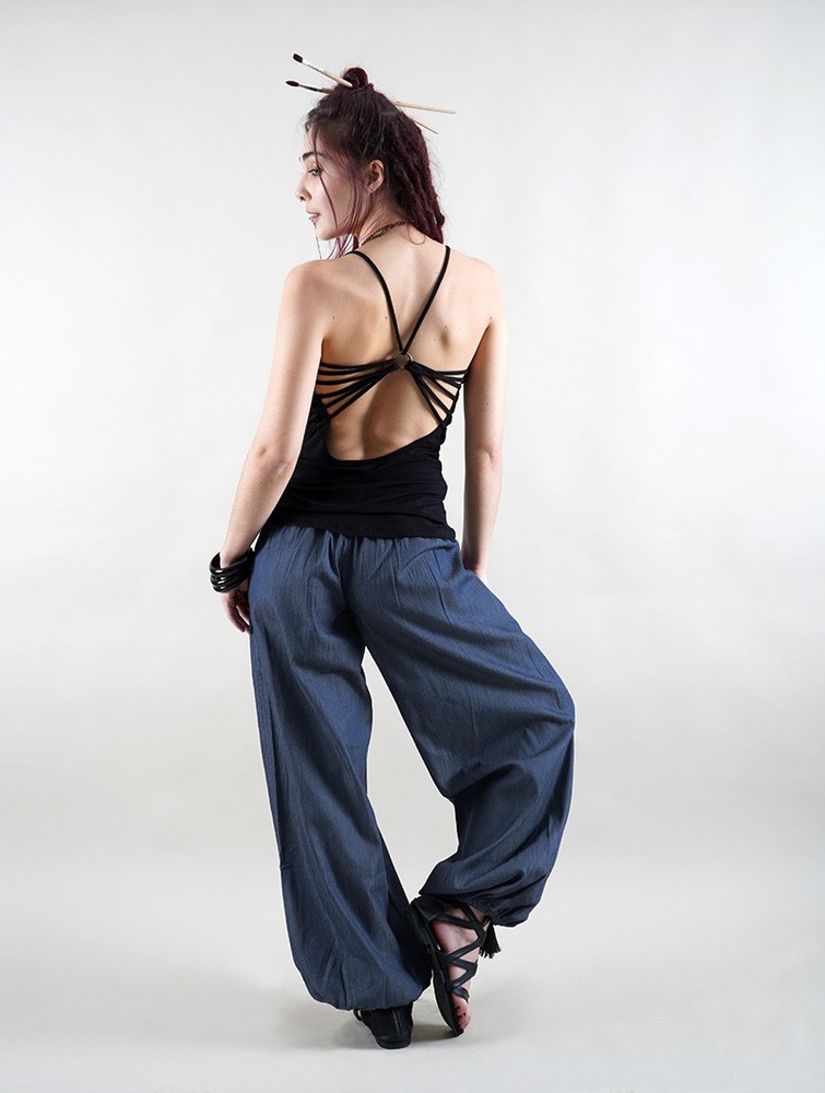 Denim Women Toonzshop Nidana Balloon Harem Pant Pants | DVKNMEU-20