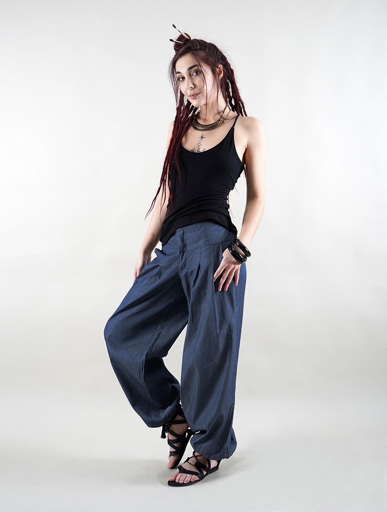 Denim Women Toonzshop Nidana Balloon Harem Pant Pants | DVKNMEU-20