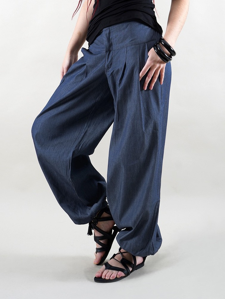 Denim Women Toonzshop Nidana Balloon Harem Pant Pants | DVKNMEU-20