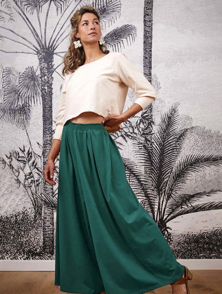 Emerald Women Toonzshop Booh Flared Loose Pants Pants | WBIJNQX-19