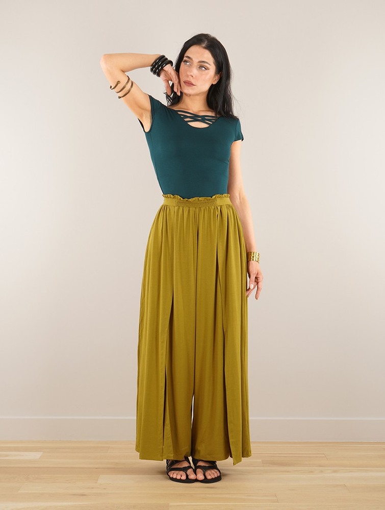 Goldengreen Women Toonzshop Félise Split Loose Pants Pants | VPCQZDB-08