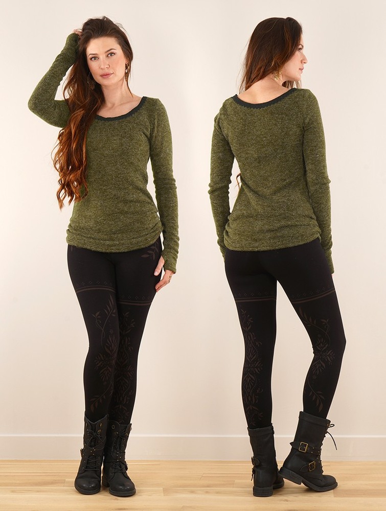 Green army Women Toonzshop Aëlys Pullover Pullover | CJYAORE-15