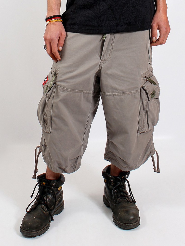 Grey Men Toonzshop 3/4 Molecule Cargo Pants 45056 Pants | LBDMJES-73