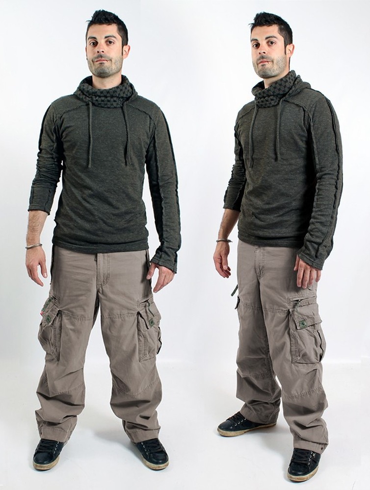 Grey Men Toonzshop Molecule Cargo Pants 45019 Pants | VBDHKPW-70