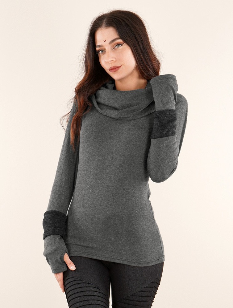 Grey Women Toonzshop Chayan Sweatshirt Sweatshirt | XYCUEMJ-39