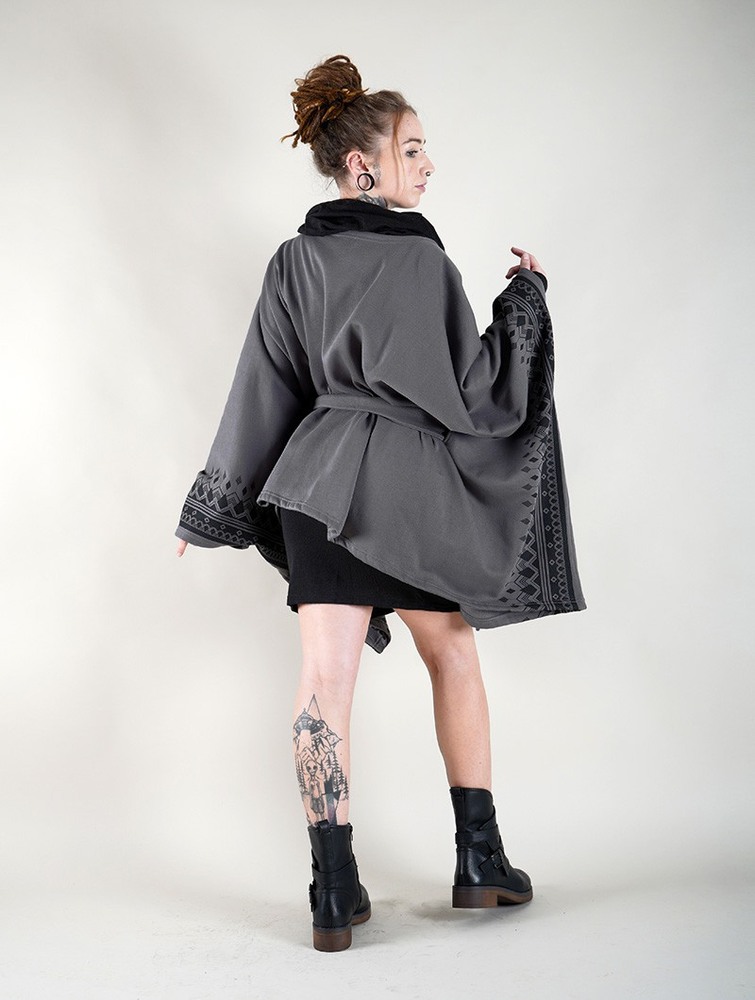 Grey Women Toonzshop Melian Kimono Jacket Jackets | JBRXGCO-18