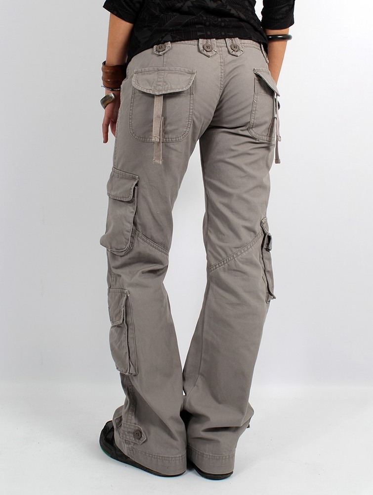 Grey Women Toonzshop Molecule Cargo Pants 45062 Pants | RGCYBZN-90