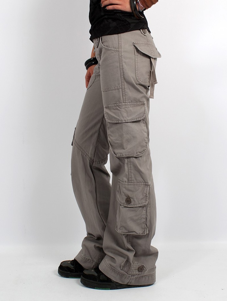 Grey Women Toonzshop Molecule Cargo Pants 45062 Pants | RGCYBZN-90