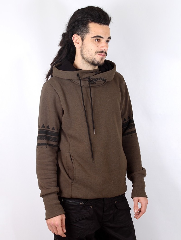 Mottled brown Men Toonzshop Zikit Hoodie Hoodie | KZYSIDC-72