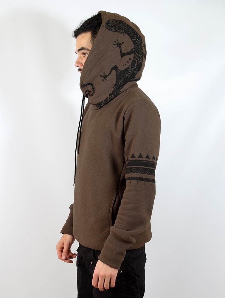 Mottled brown Men Toonzshop Zikit Hoodie Hoodie | KZYSIDC-72