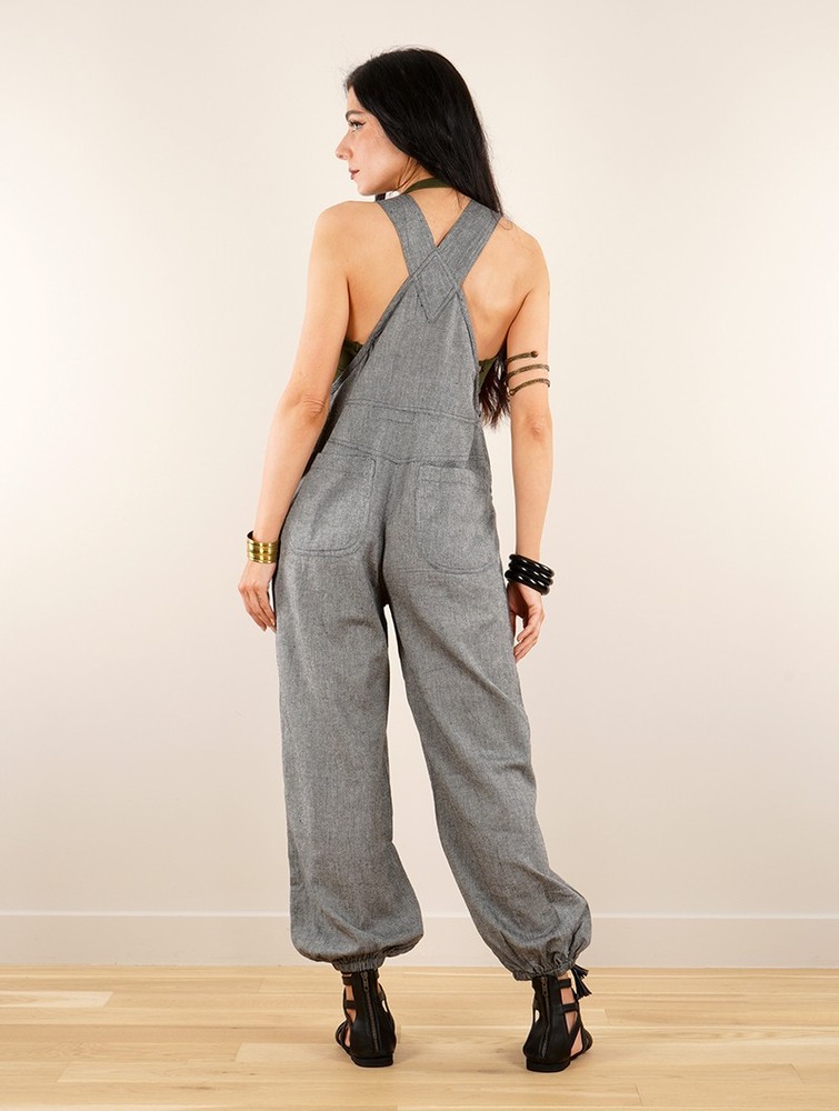 Mottled grey Women Toonzshop Kamakura Strappy Jumpsuit Jumpsuit | SBCPZUG-74