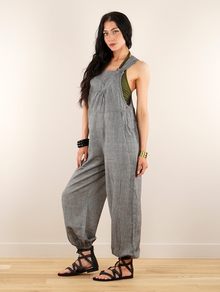 Mottled grey Women Toonzshop Kamakura Strappy Jumpsuit Jumpsuit | SBCPZUG-74