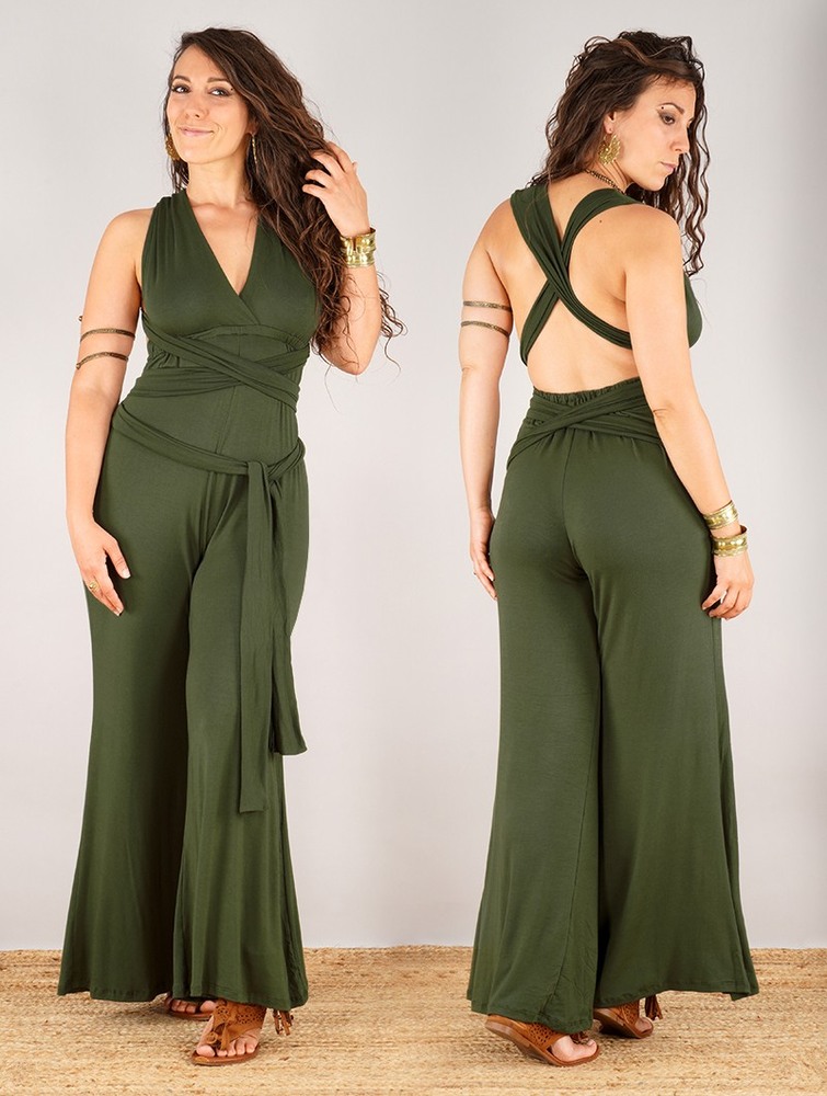 Olive green Women Toonzshop Wakiza Infinity Jumpsuit Jumpsuit | LBSTVCM-92