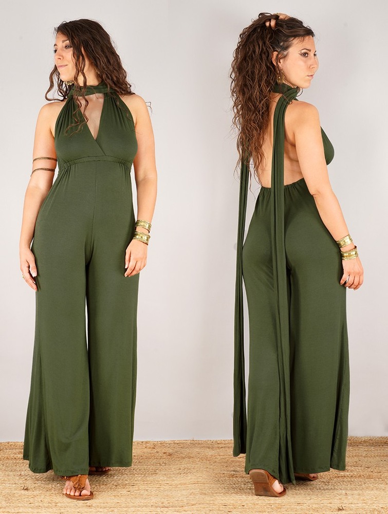 Olive green Women Toonzshop Wakiza Infinity Jumpsuit Jumpsuit | LBSTVCM-92