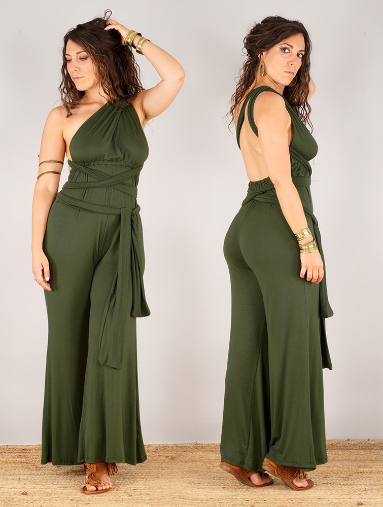 Olive green Women Toonzshop Wakiza Infinity Jumpsuit Jumpsuit | LBSTVCM-92