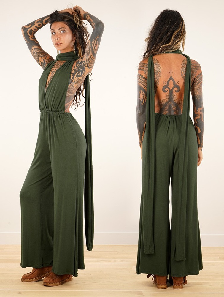 Olive green Women Toonzshop Wakiza Infinity Jumpsuit Jumpsuit | LBSTVCM-92