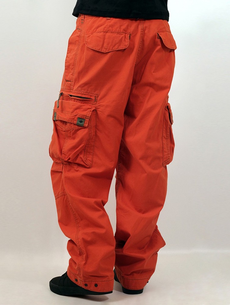 Orange Men Toonzshop Molecule Cargo Pants 45019 Pants | RSITQVK-21