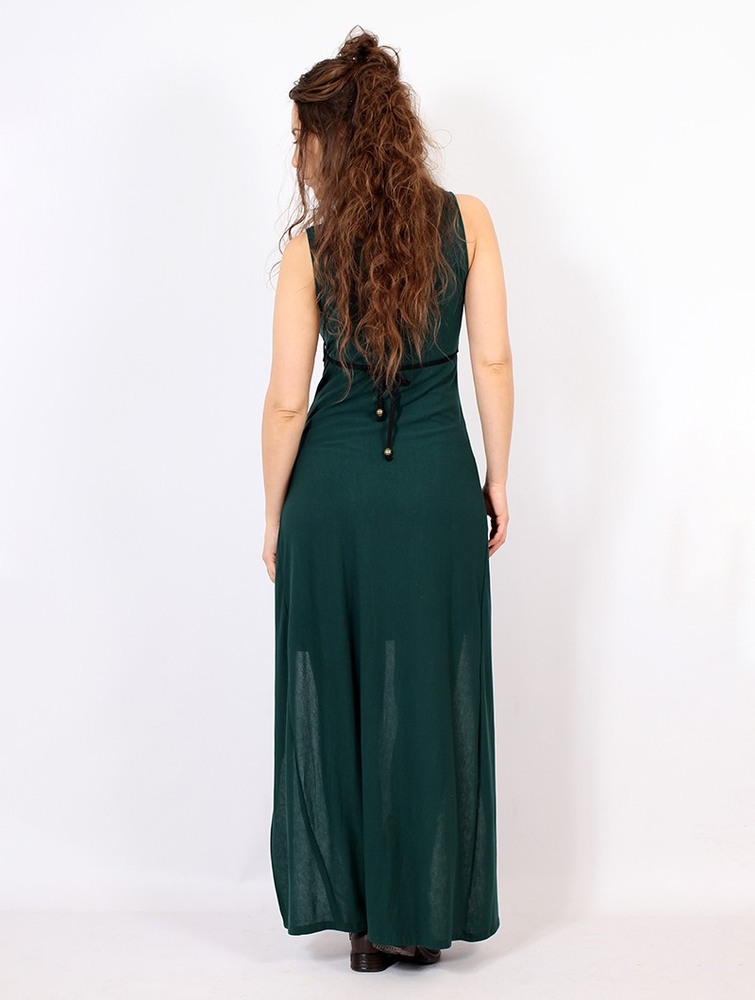 Peacock teal Women Toonzshop Azeälya Long Dress Dress | WAVYGZT-20