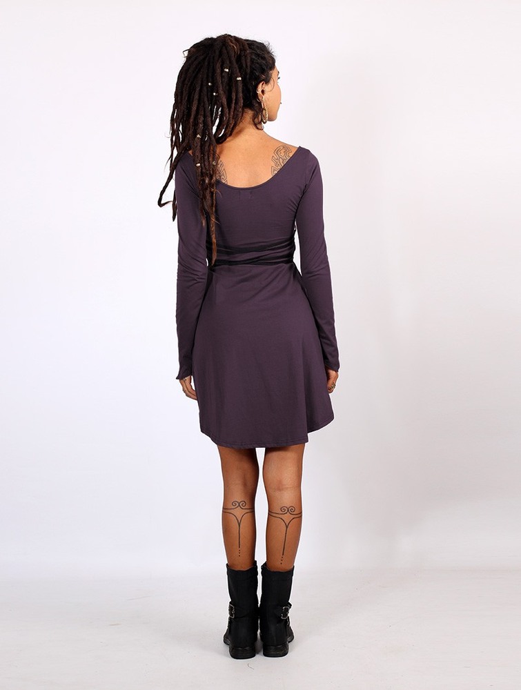 Purple Women Toonzshop Mystic Skater Dress Dress | NYFSQKV-30