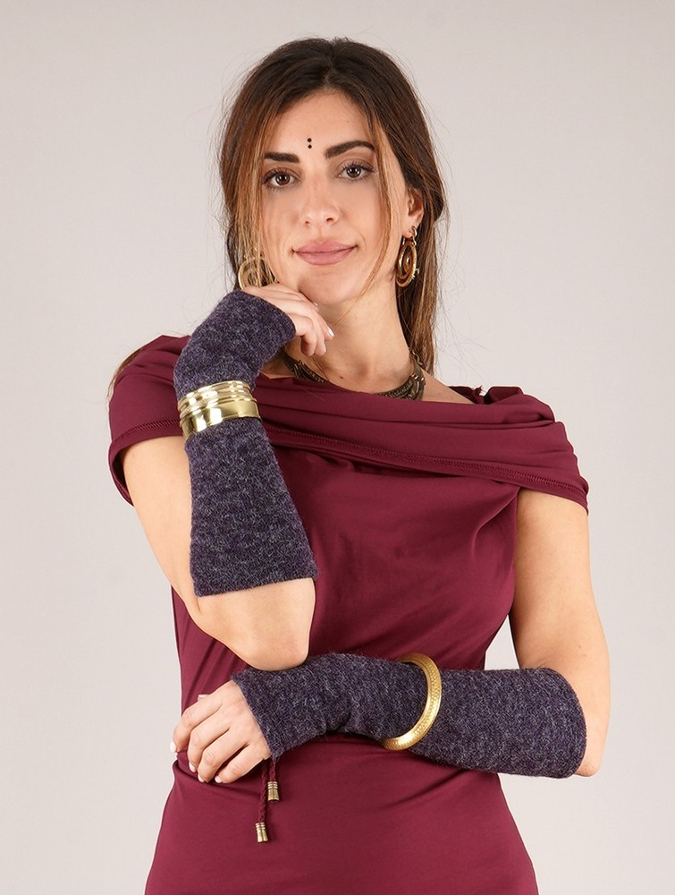 Purple Women Toonzshop Yüm Arm Warmers Fingerless gloves-legwarmers | PREVGFX-52