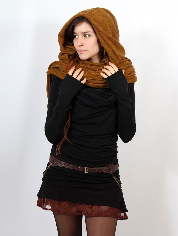 Rusty Women Toonzshop Danae Hooded Cape Ponchos | QWUXNDE-06