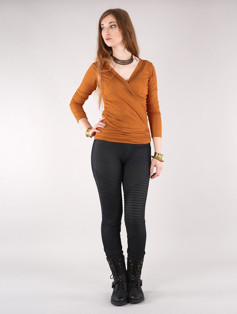 Rusty Women Toonzshop Irwaen Indie Long Sleeve Top Tops | NGCMVBH-80