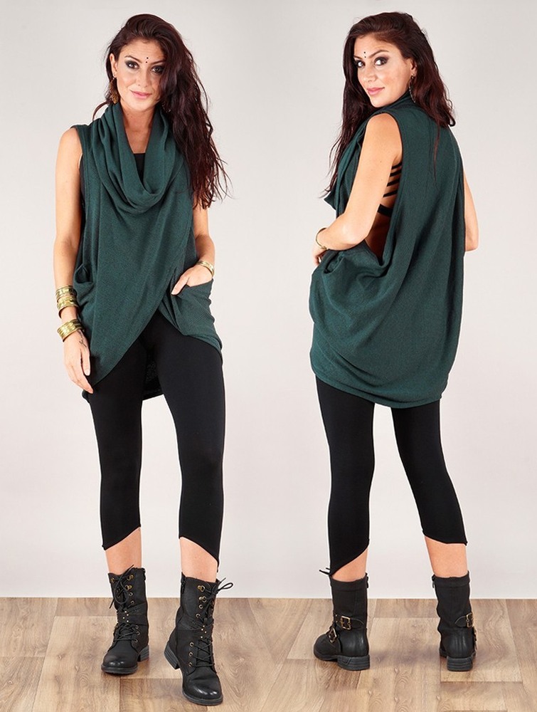 Teal Women Toonzshop Amala Sleeveless Thin Pullover Pullover | JVBCNZU-73