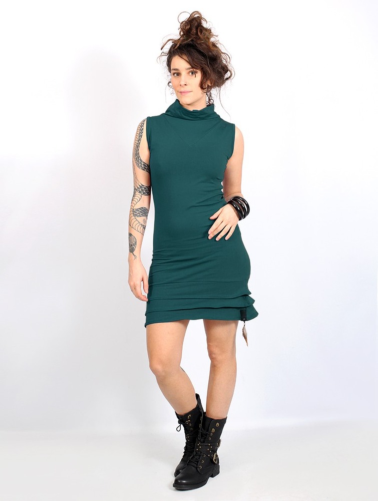 Teal Women Toonzshop Athena Dress Dress | VFSLBQP-34