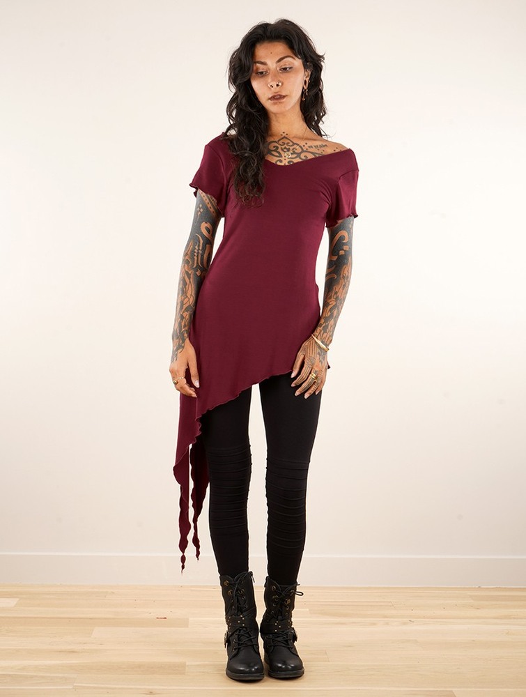 Wine Women Toonzshop Avataran Tunic Tops | CIMXGWB-80