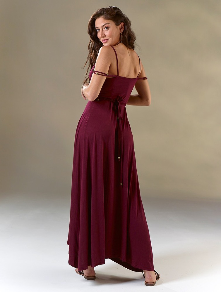 Wine Women Toonzshop Massaläa Long Dress Dress | GSKXOJH-41