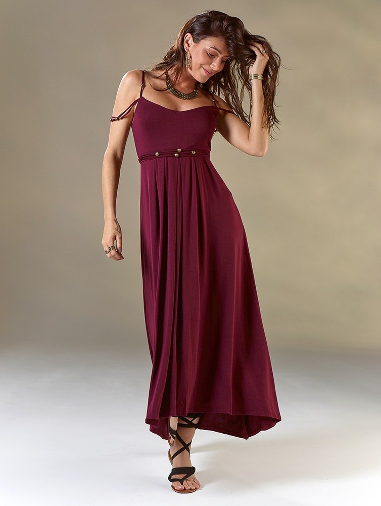 Wine Women Toonzshop Massaläa Long Dress Dress | GSKXOJH-41