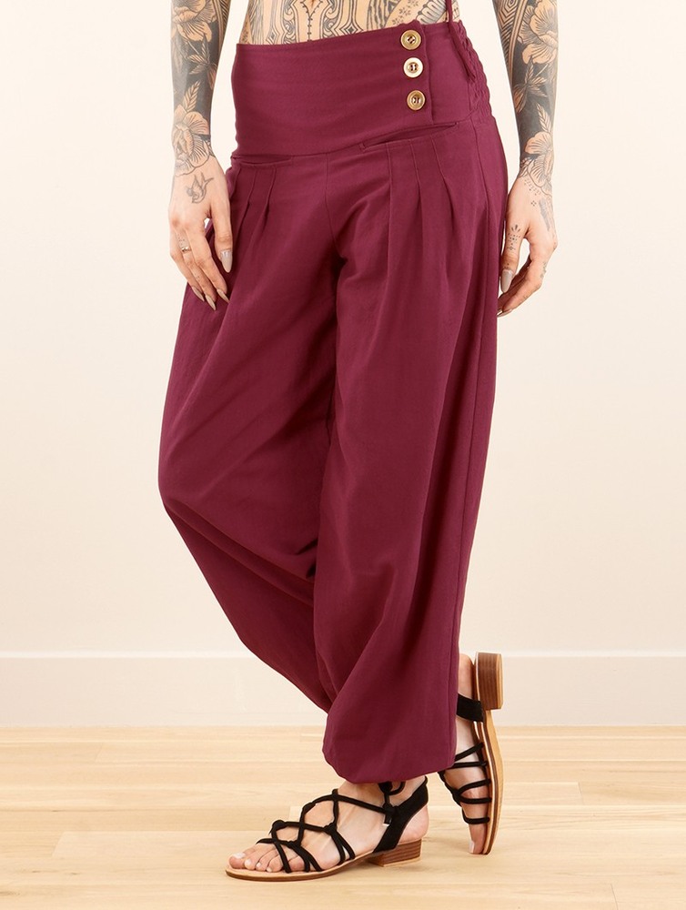 Wine Women Toonzshop Ravija Harem Pants Pants | ZNEQBVA-78