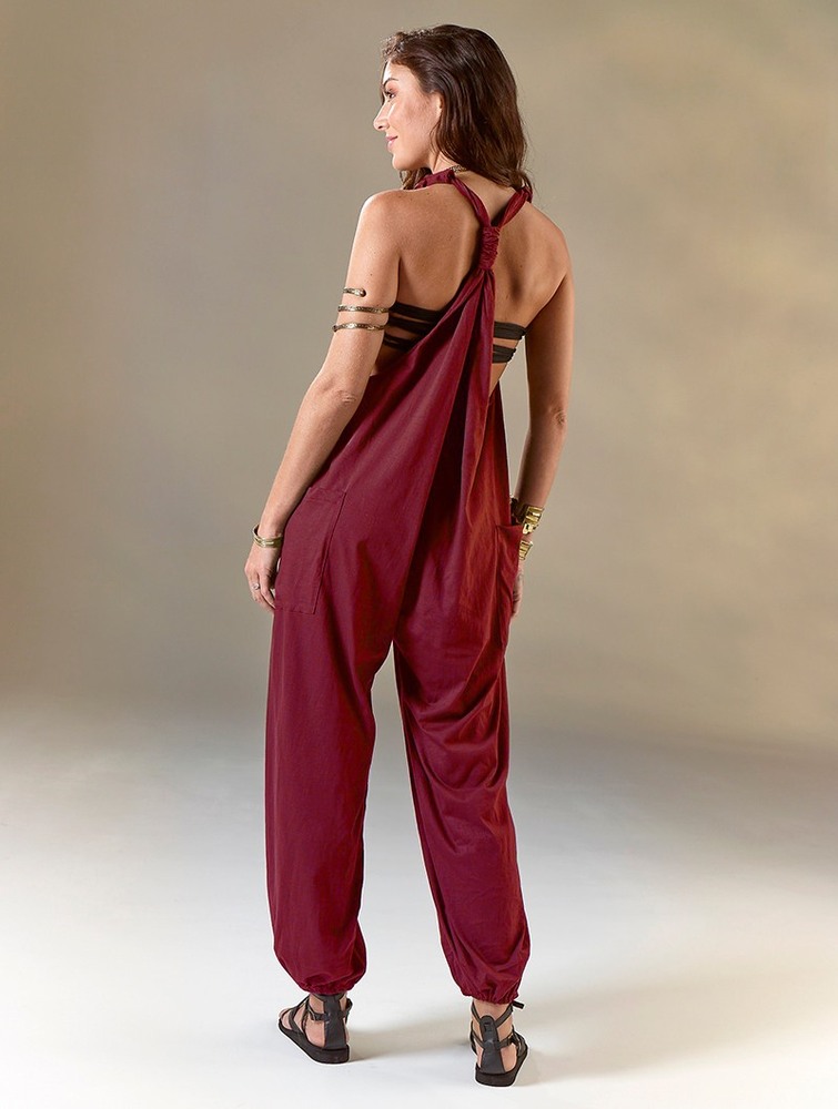 Wine Women Toonzshop Sampatti Harem Pant Overalls Pants | TAJNCRO-24