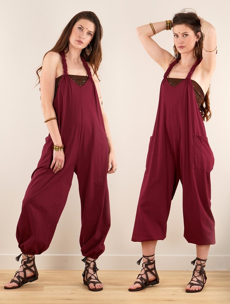 Wine Women Toonzshop Sampatti Harem Pant Overalls Pants | TAJNCRO-24