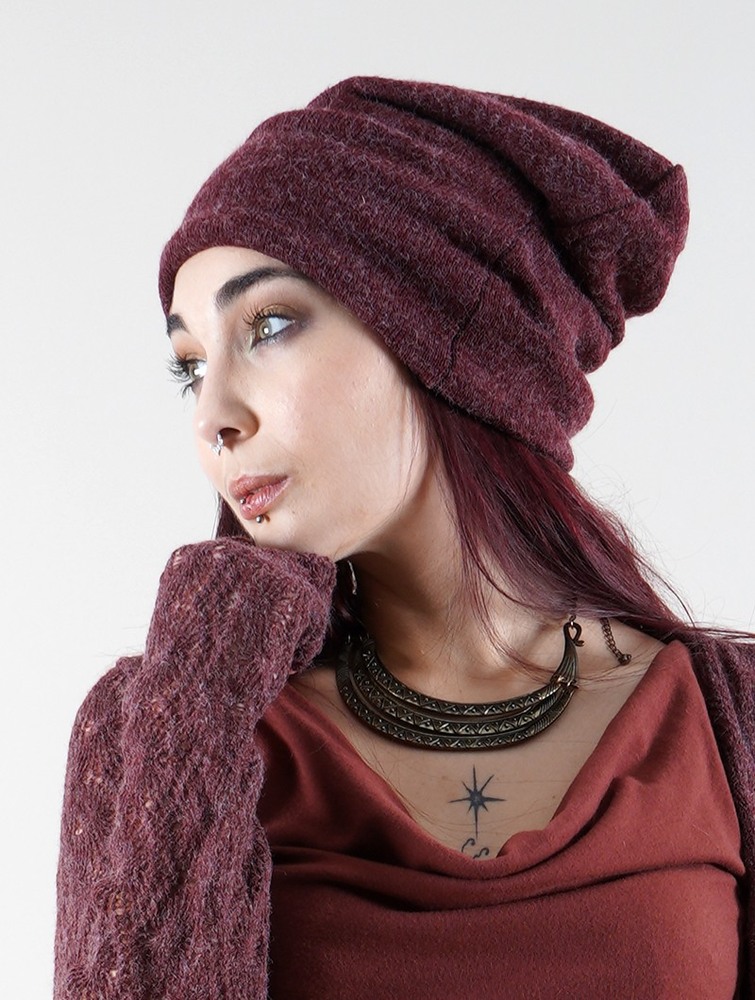 Wine Women Toonzshop Sükk Dreadlocks Big Beanie Beanie | YRCOKBL-58