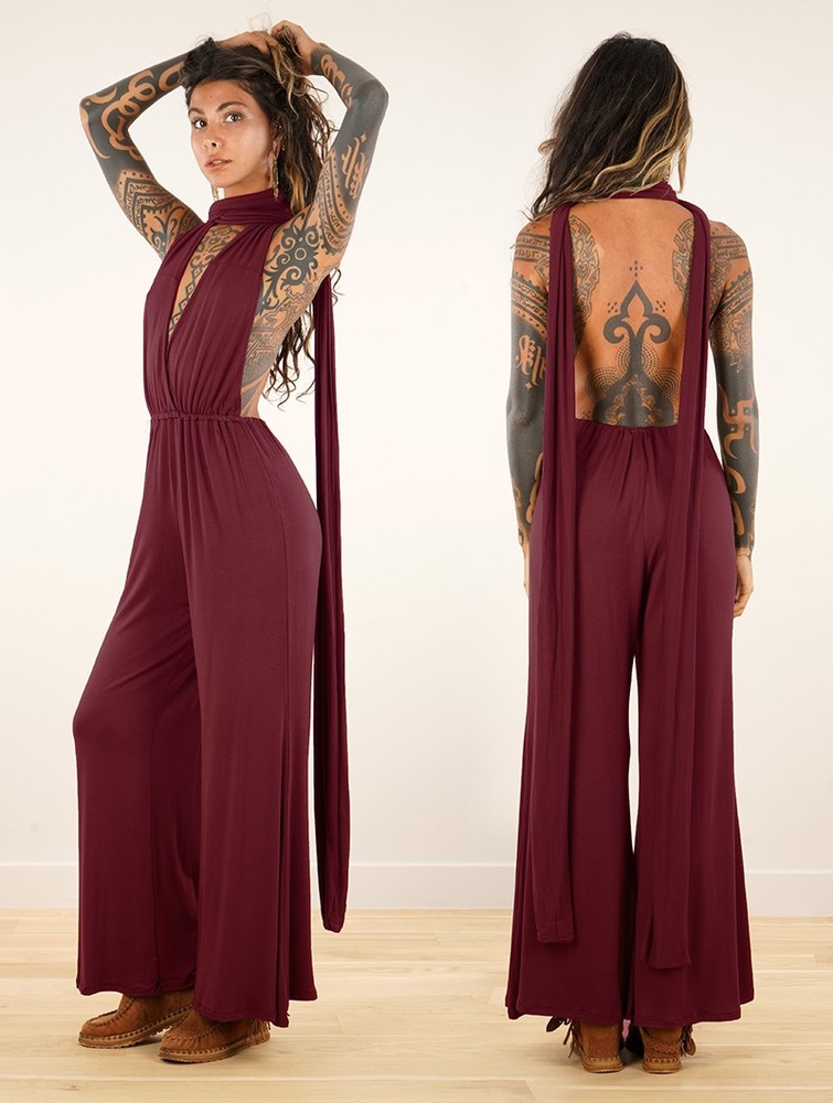 Wine Women Toonzshop Wakiza Infinity Jumpsuit Jumpsuit | ZHPFCMK-53