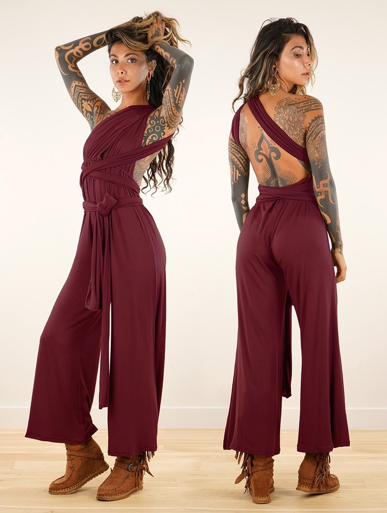 Wine Women Toonzshop Wakiza Infinity Jumpsuit Jumpsuit | ZHPFCMK-53